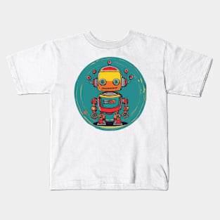 Cute Robot Kids T-Shirt